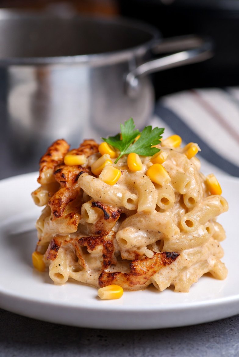 Como fazer Macarrão na Pressão com Creme de Leite e Milho