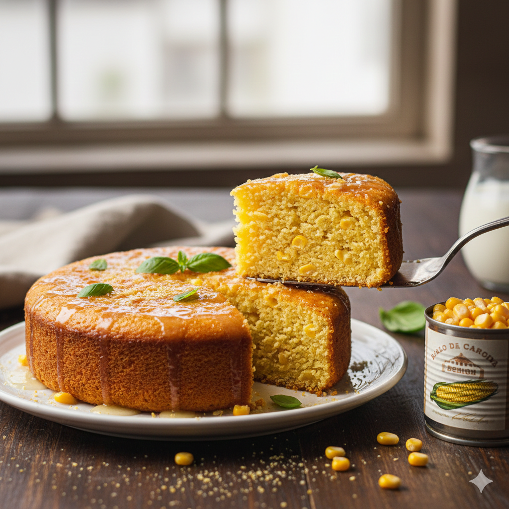 Como fazer Bolo de Pamonha com Milho de Latinha