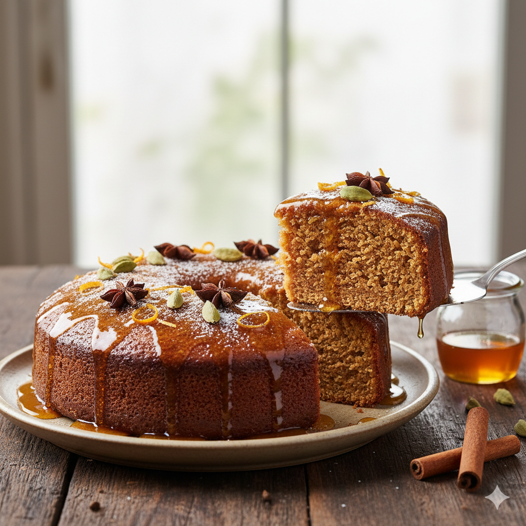 Como fazer Bolo de Mel com Especiarias (Estilo Pão de Mel)