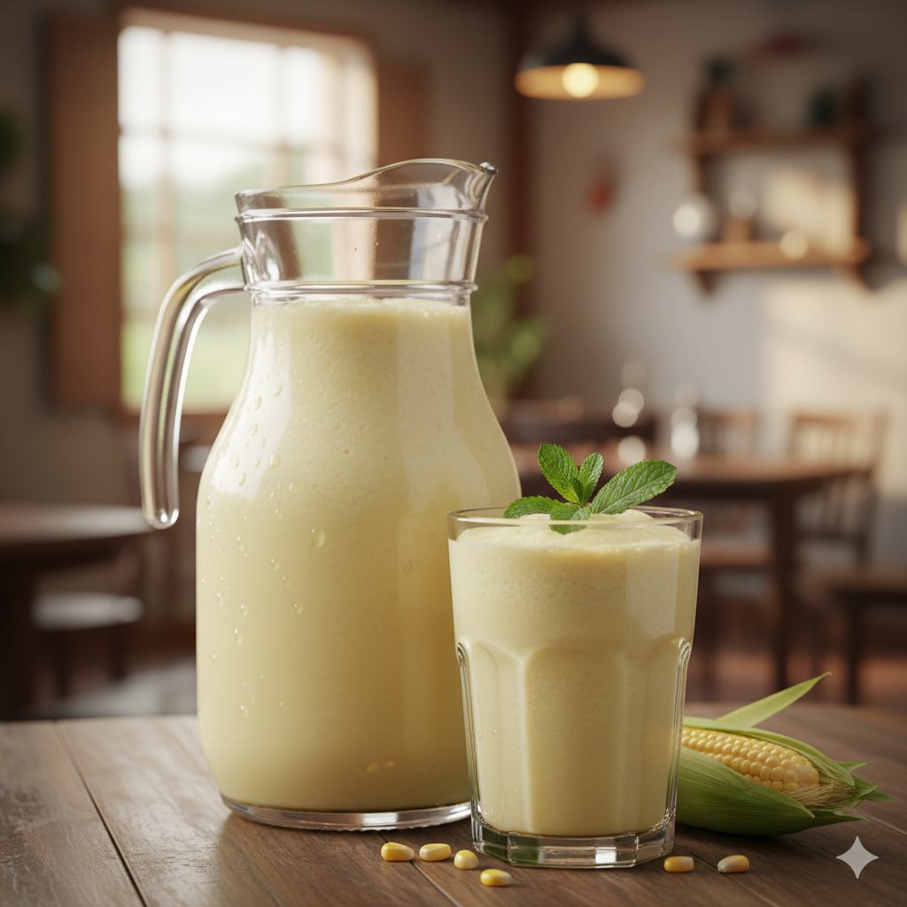 Suco de Milho Verde Cremoso: O Clássico das Pamonharias