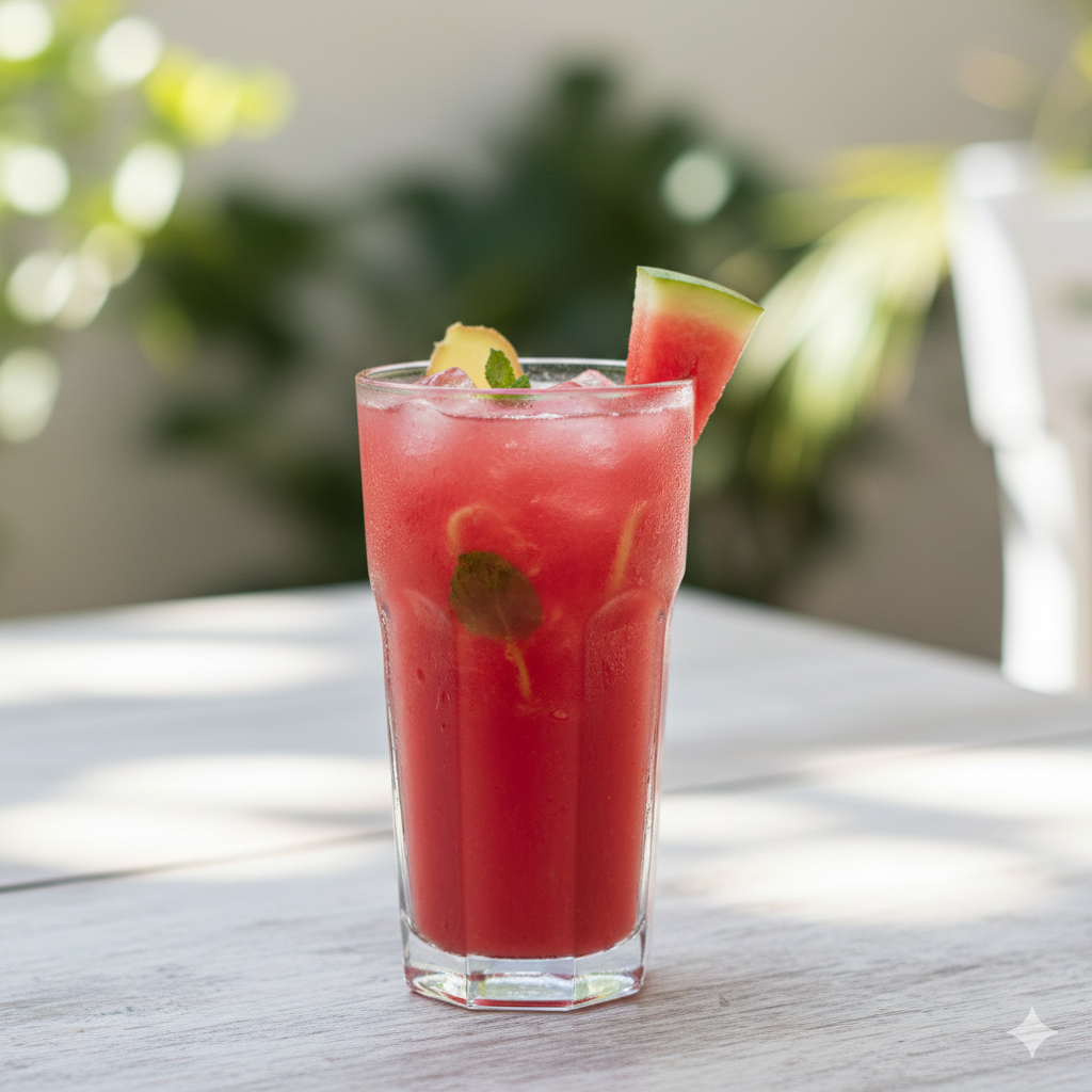 Como fazer Suco de Melancia com Gengibre: O Refresco Termogênico Ideal