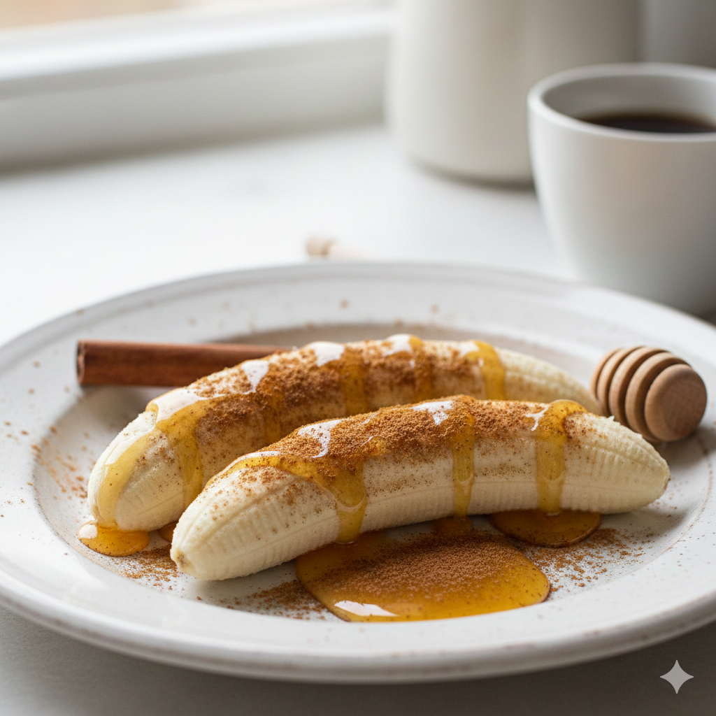 Banana com Canela e Mel: A sobremesa vapt-vupt de todo dia