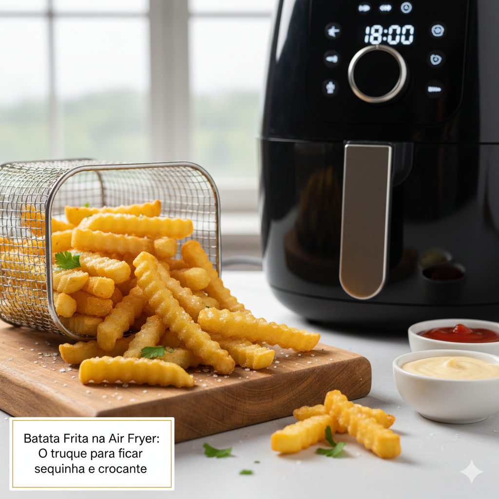 Como fazer Batata Frita na Air Fryer: O truque para ficar sequinha e crocante