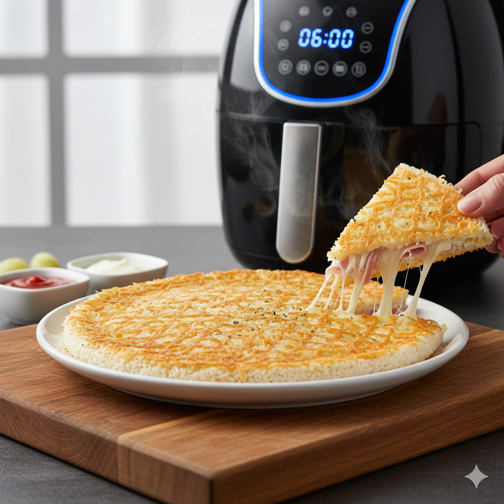 Como fazer Tapioca Rendada: Com crostinha de queijo parmesão