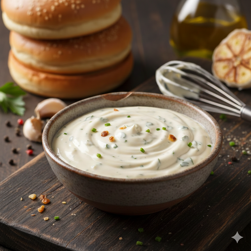 Como fazer Molho de Alho Caseiro: Igual ao das melhores hamburguerias