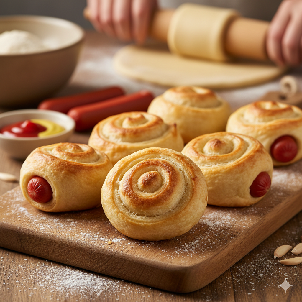 Como fazer Enroladinho de Salsicha Express: Com massa que não precisa descansar