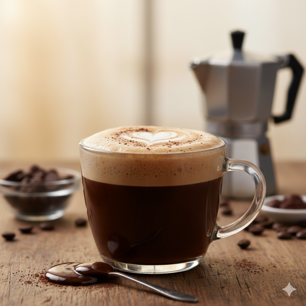 Mocha de Chocolate: O café gourmet que você faz em 2 minutos