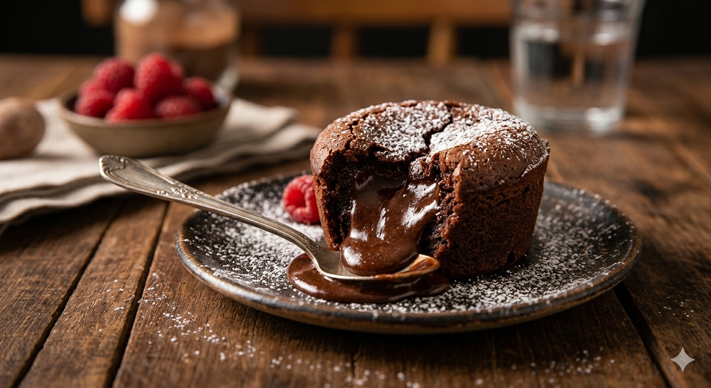 Como fazer Petit Gâteau de Chocolate: O Ponto Perfeito do Recheio Líquido