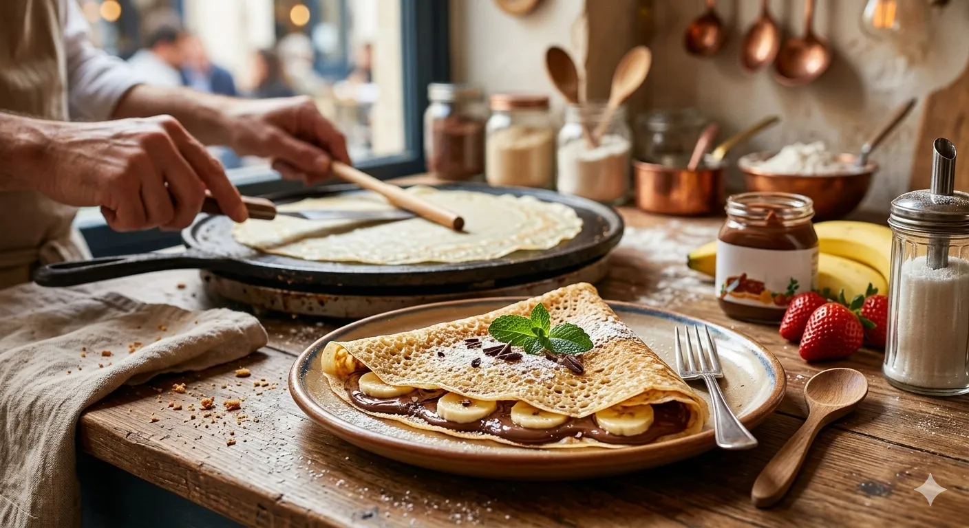Como fazer Crepe Francês Doce: Massa de Seda Tradicional