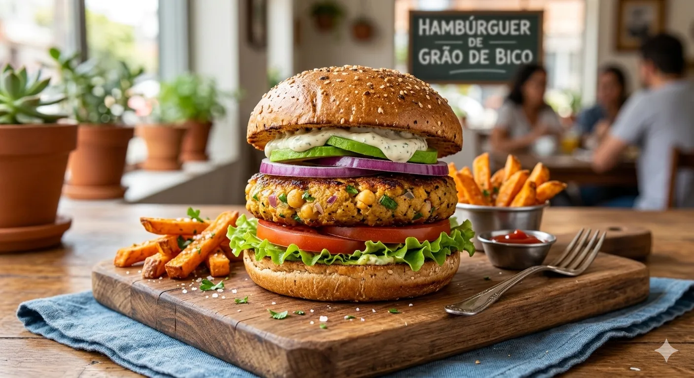 Como fazer Hambúrguer de Grão de Bico: Textura Perfeita e Proteica