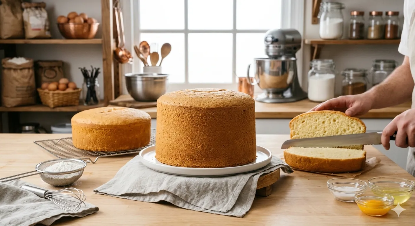 Como fazer Pão de Ló Profissional: A Base Estável para Bolos de Festa