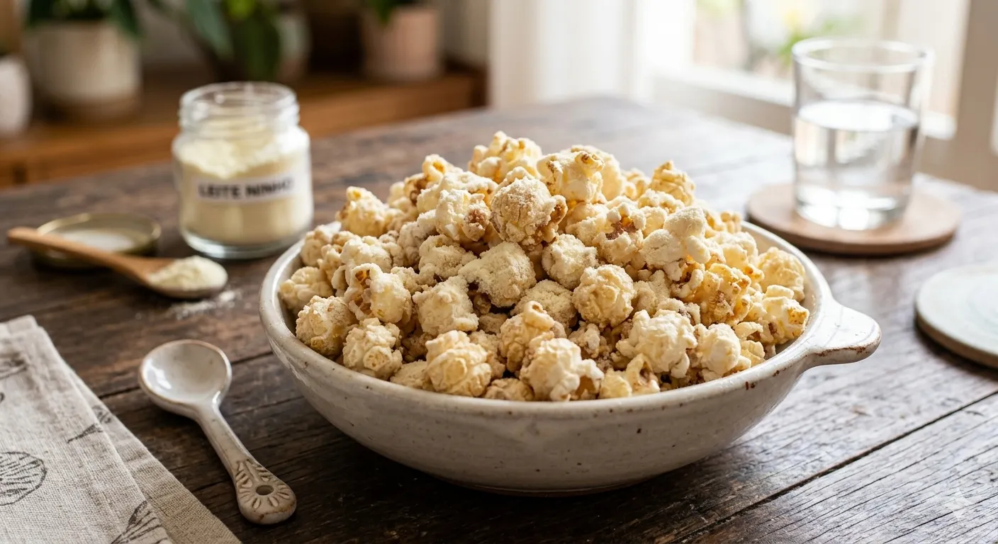 Pipoca de Leite Ninho: Crocante e Viciante