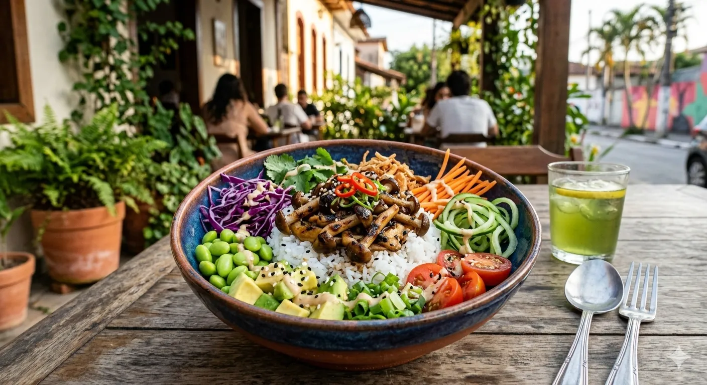 Como fazer Poke de Shimeji Grelhado: O Bowl Havaiano Vegano