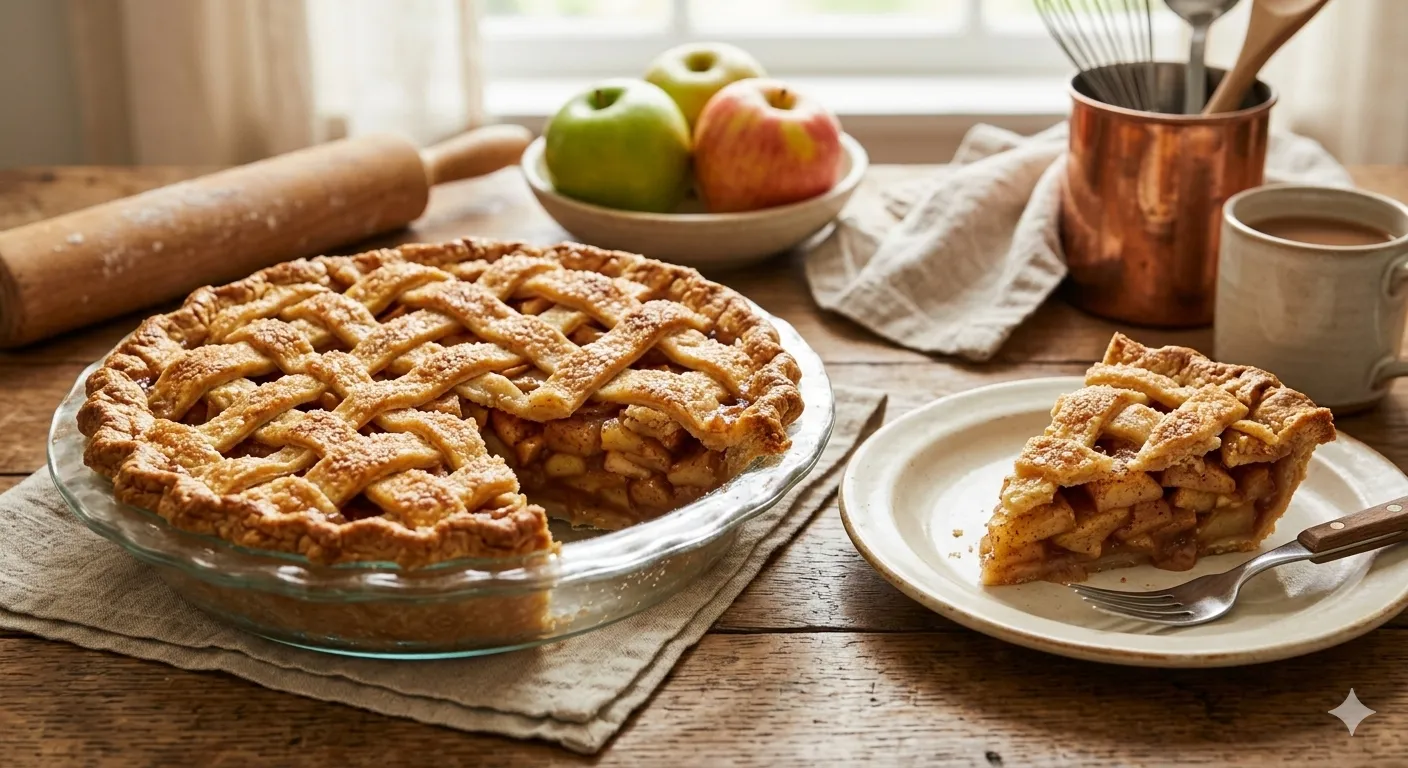 Como fazer Torta de Maçã Americana Tradicional (Apple Pie)